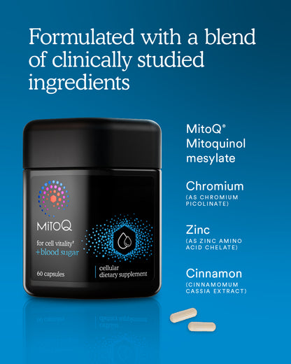 MitoQ +blood sugar