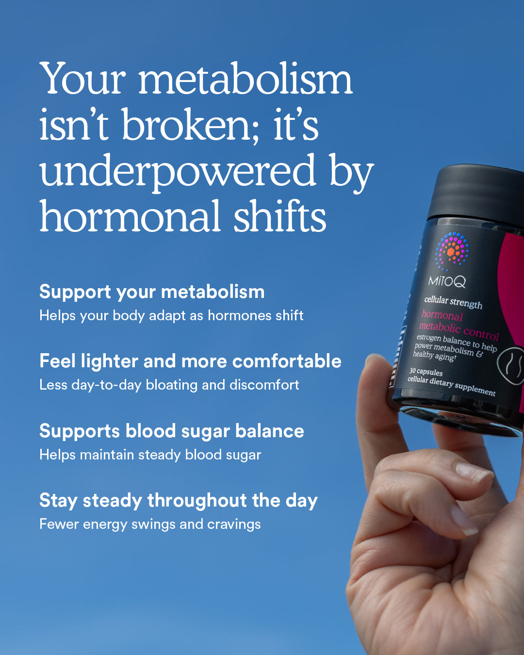 MitoQ hormonal metabolic control